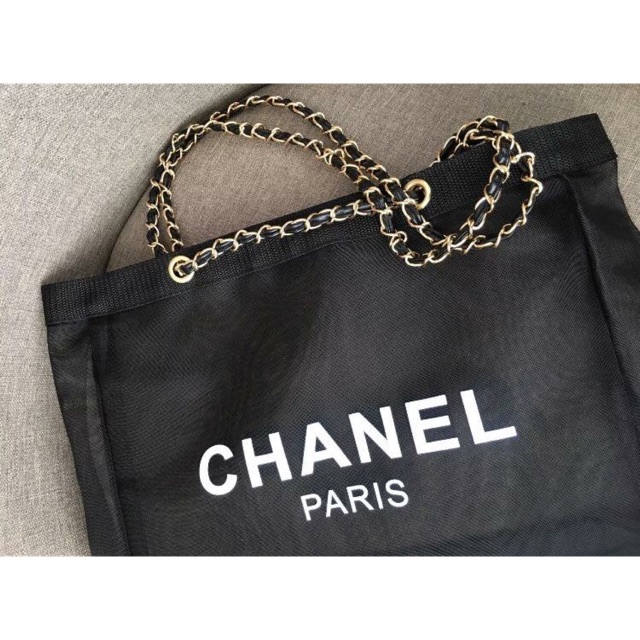 Chanel Faux Leather Tote Bags