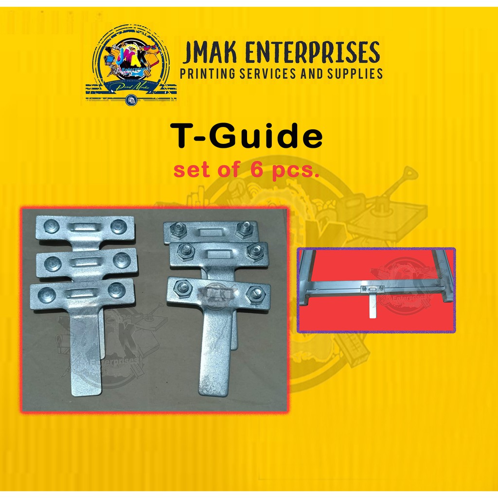 6pcs. T Guide for Silkscreen Printing | Shopee Philippines