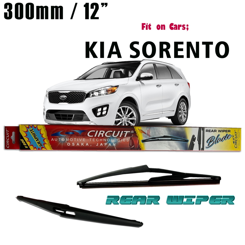 2017 Kia Sorento Wiper Blade Size