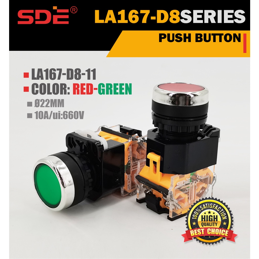 PUSH BUTTON Momentary (LA167-D8 Series) | Shopee Philippines