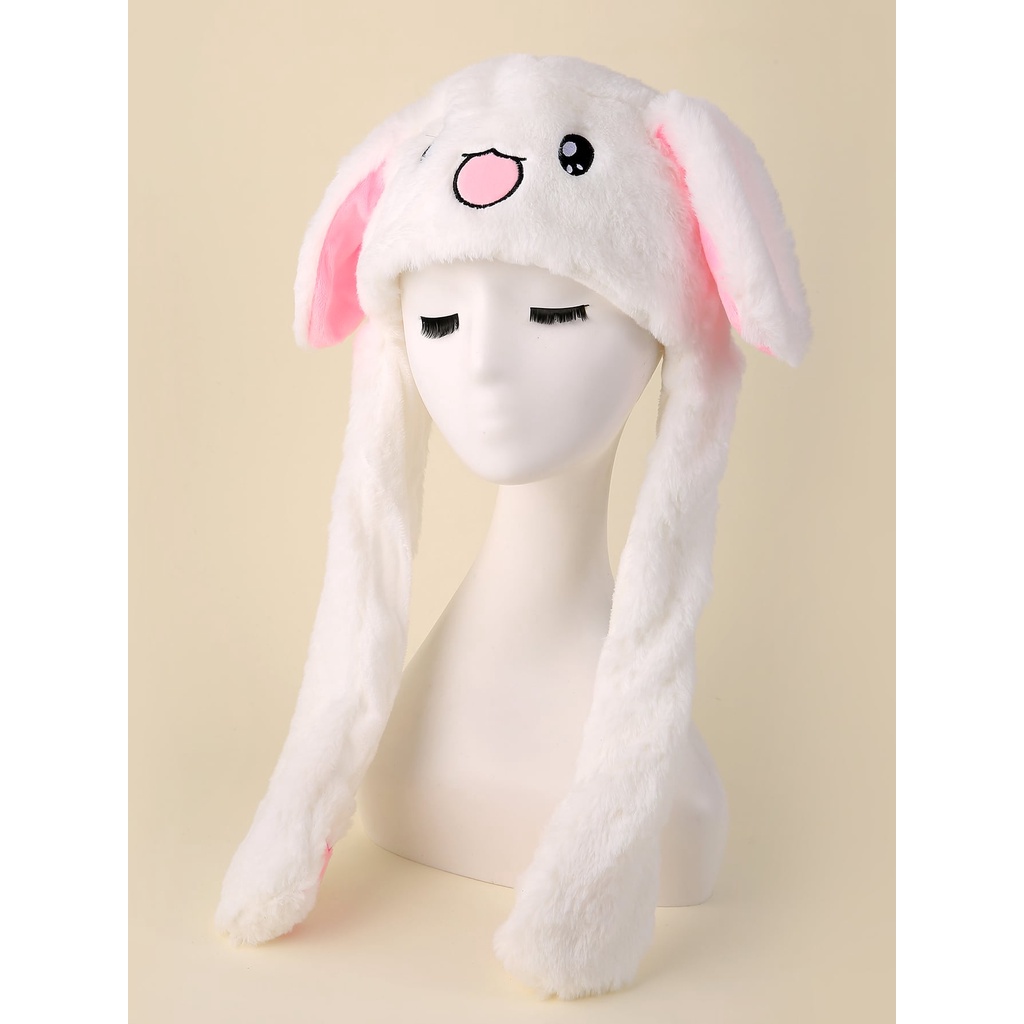 YOMI Tiktok Cute Balloon jellycat Bunny Hat Funny Ears Moveable Hats ...