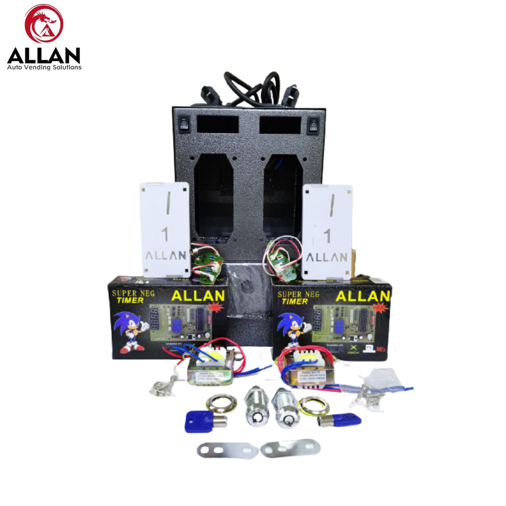 ALLAN Complete Set Pisonet COMBO 6 /High Power Relay Coinslot Box ...