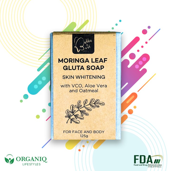 AUTHENTIC Moringa Leaf Gluta Soap Skin Whitening with VCO Aloe