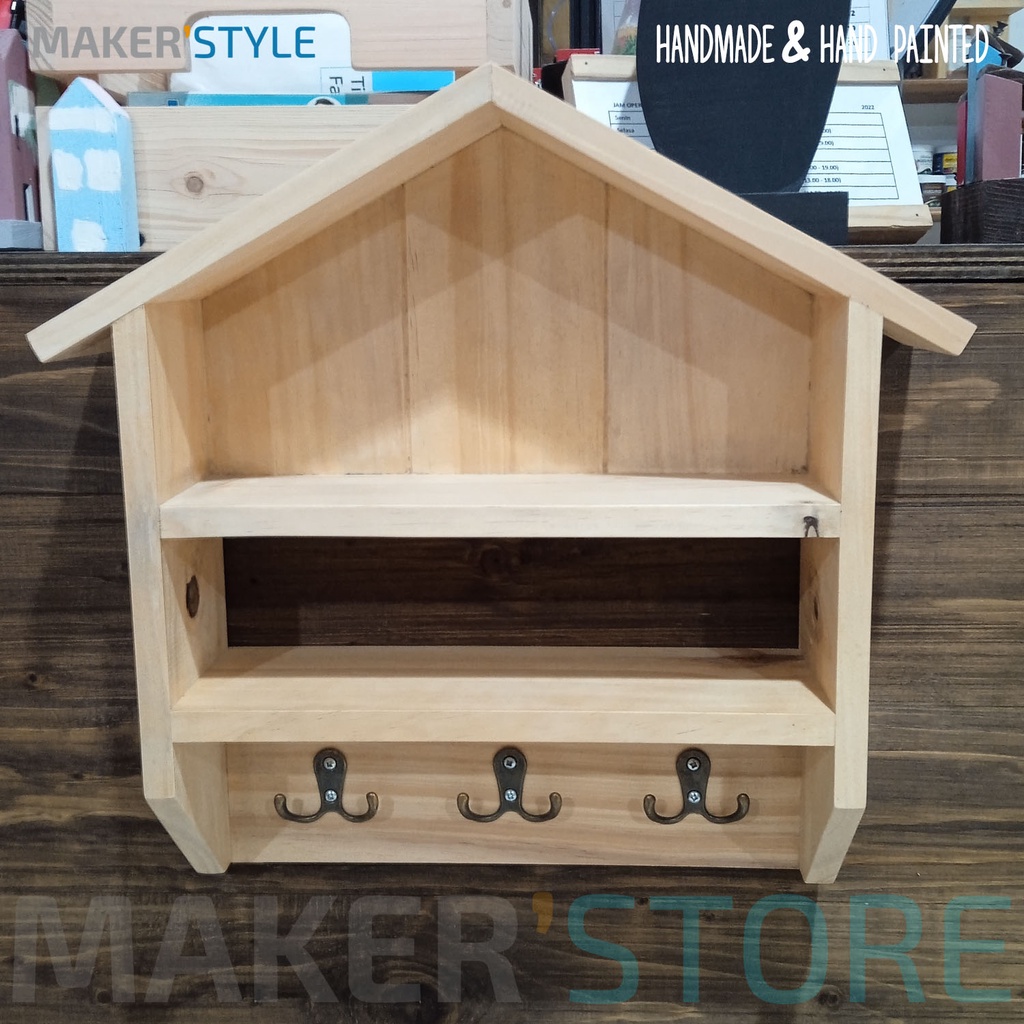 Minimalist Wall Rack - Various Wood Rack | Shopee Philippines