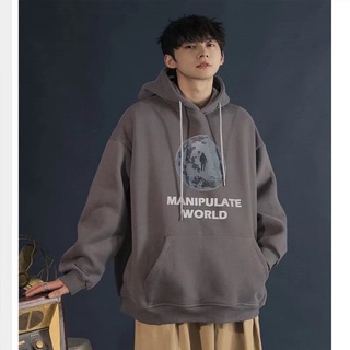 Los Angeles 91 Blue Letter Mens Cotton Hoodie Personality Hip Hop  Streetwear Original Design Tops Oversize Trend Man Pullovers