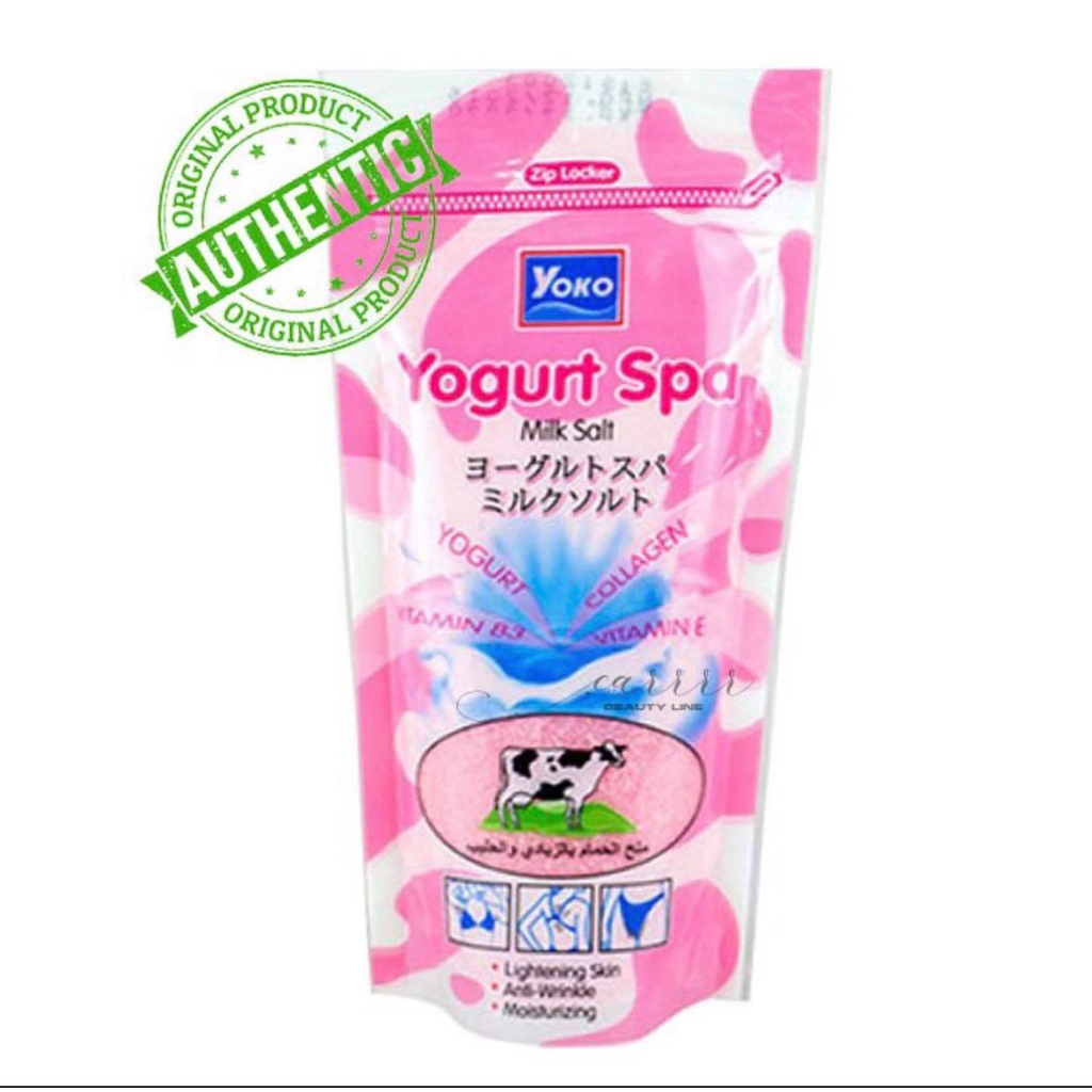 ORIGINAL YOGURT SPA MILK SALT with Vitamin E, Vitamin B3, Collagen