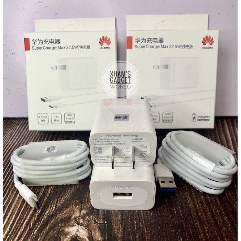 Huawei Original Supercharge 22.5 Watts 5A Type C Charger for Nova 5T