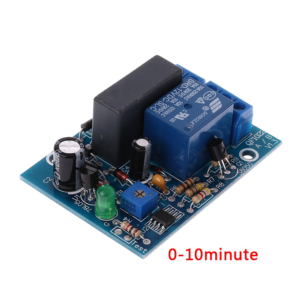 AC 220V Adjustable Timer Delay Switch Turn On/Off Time Relay | Shopee ...