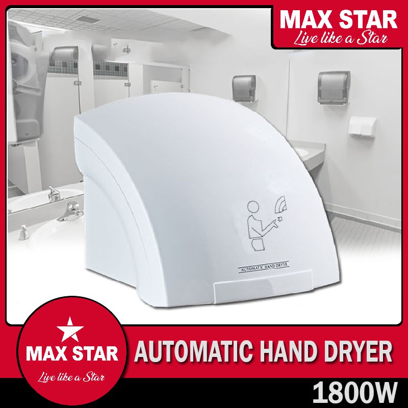 Automatic Hand Dryer Sensor Induction Electric Drying Device Powerful
