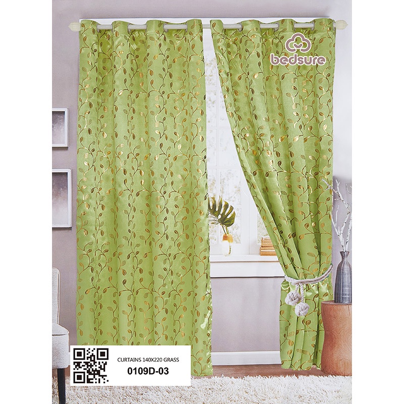 Bedsure Curtains Window Curtain Kurtina 140x220CM Door Curtain Home