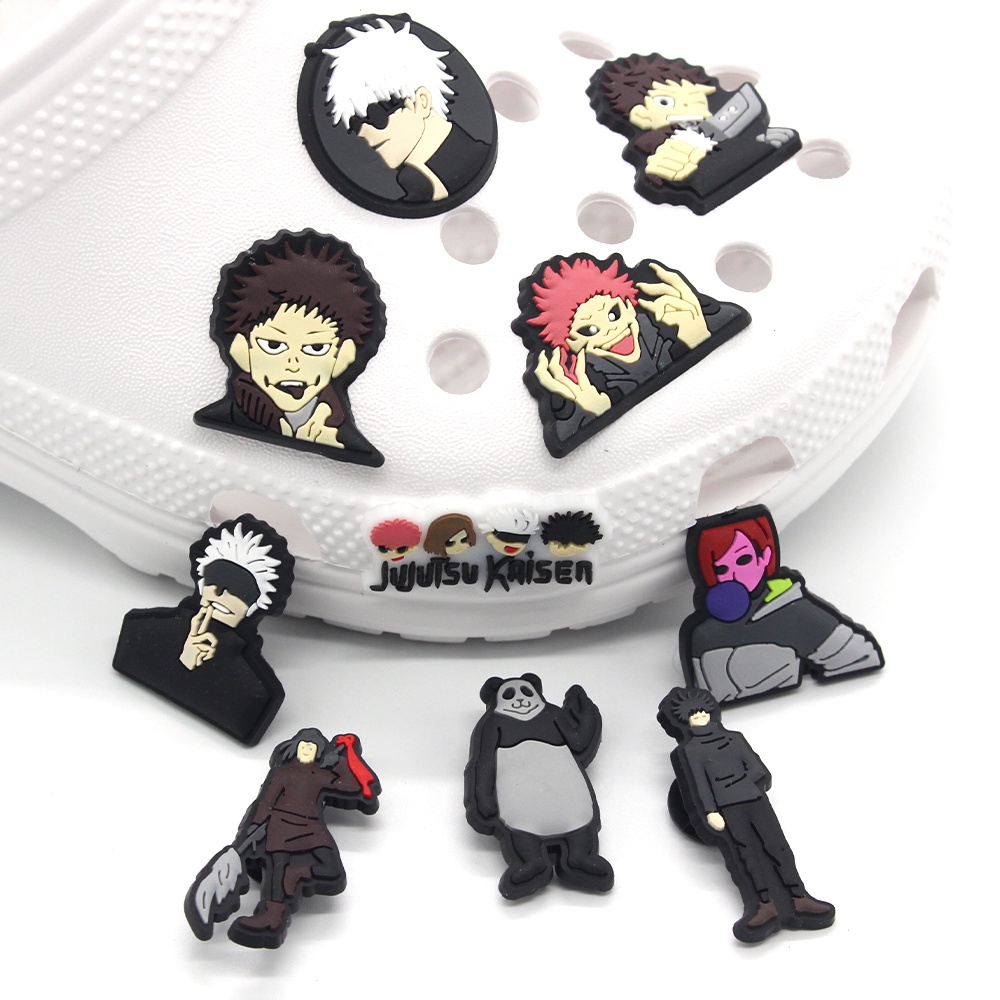 Cartoon Anime Jibbitz for Kids Megumi Croc Jibbits Charm Jujutsu Kaisen ...