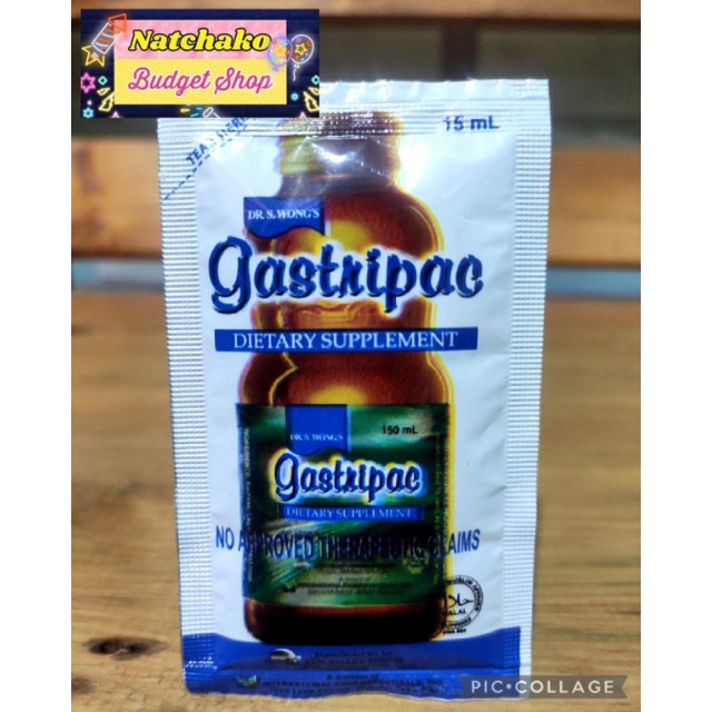 GASTRIPAC (Dr. S. Wong's Gastripac) Gastric Pacifier 15ml Shopee