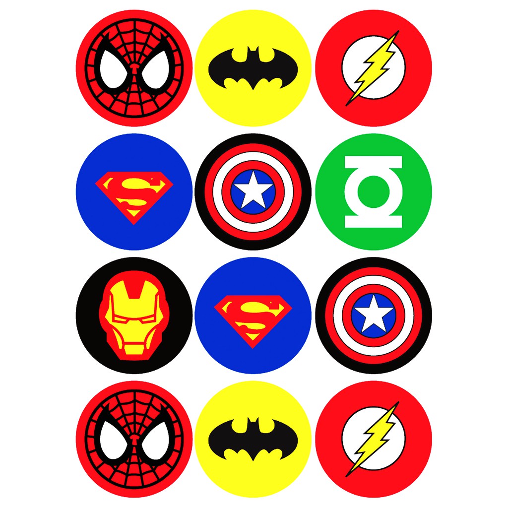Super Hero Stickers