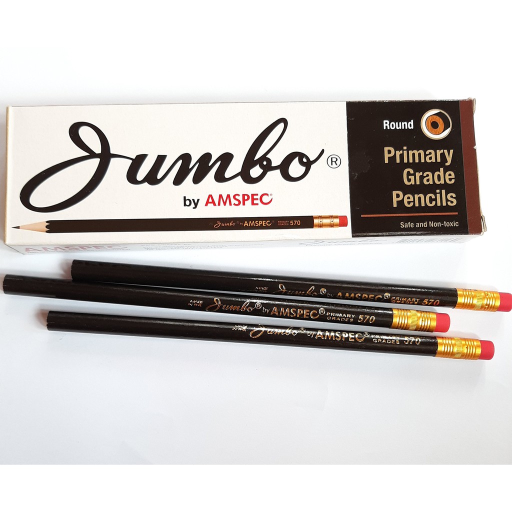 Jumbo Black Pencil by AMSPEC Non Toxic