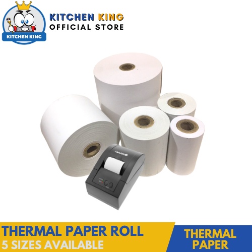 Thermal Paper Thermal Roll 57x 30mm/40mm/50mm/70mm/80x80mm [For Receipt ...