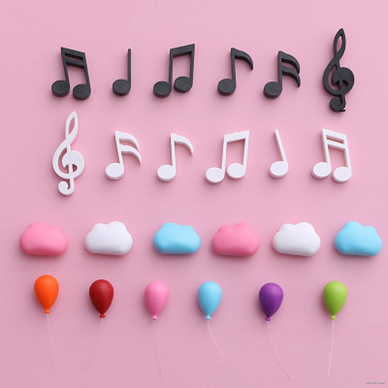 ng refrigerator 6Pcs/Set Fridge Creative Musical Notes Refrigerator