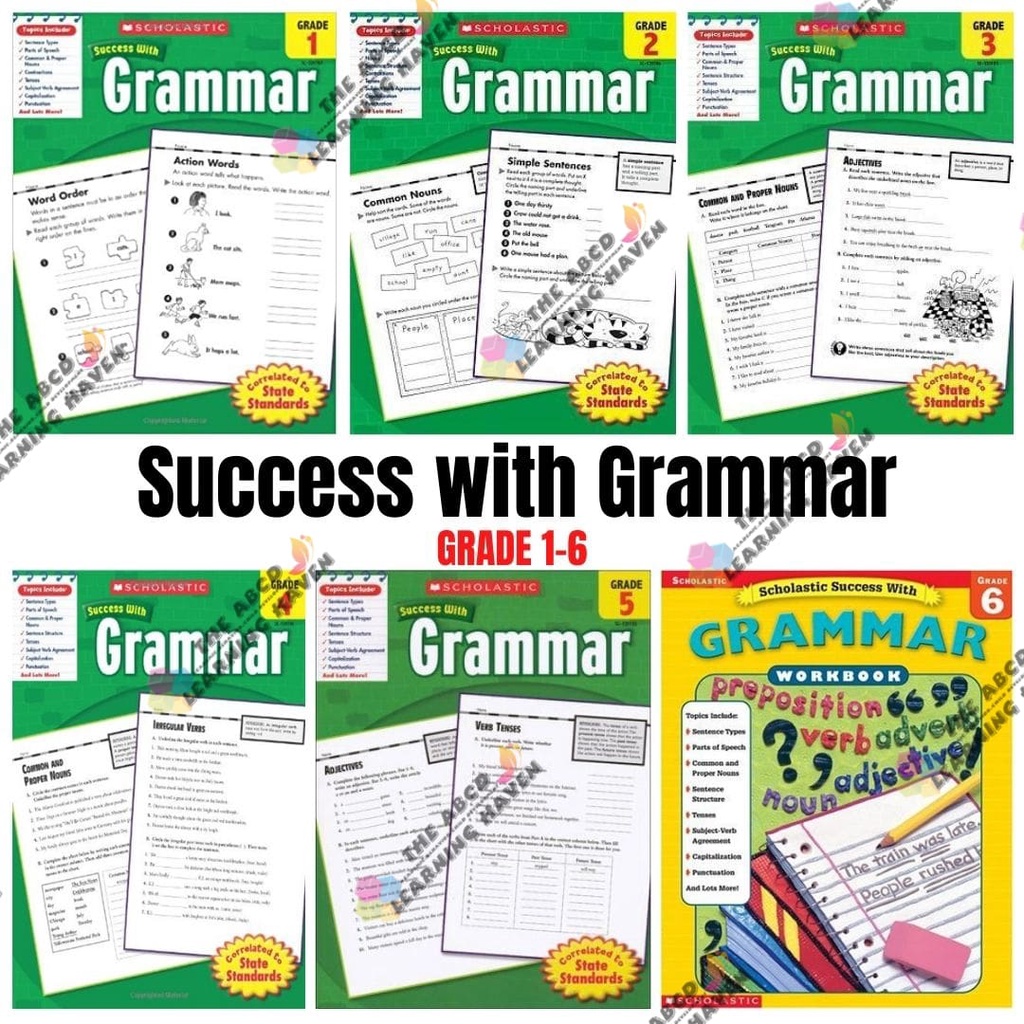 Scholastic Success With Grammar Workbook | Shopee Philippines