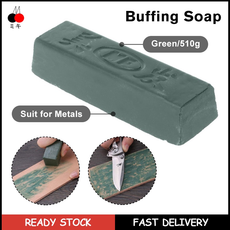 Buffing Soap Buffing Wax Bar Compound Polishing Paste Wax for Metals Polishing Buffing (Green
