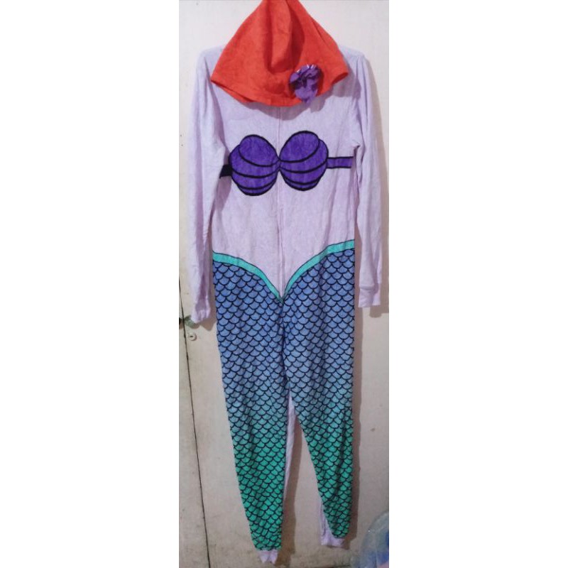 PRELOVED ARIEL MERMAID ONESIE XS TO SMALL ADULT Shopee Philippines