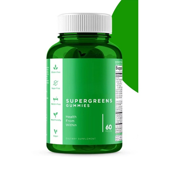 Chlorophyll Gummies Sugar Free, Keto, Digestive Health, Probiotics