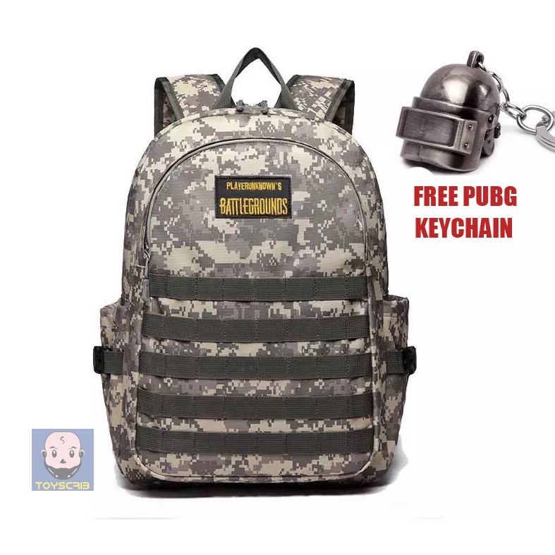 PUBG Backpack Level 3 WITH FREE PUBG keychain