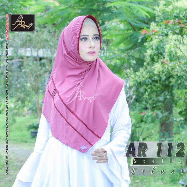 Hijab Ar Rafi √ AR 112 Escudo Line (Anniha Collection) | Shopee Philippines