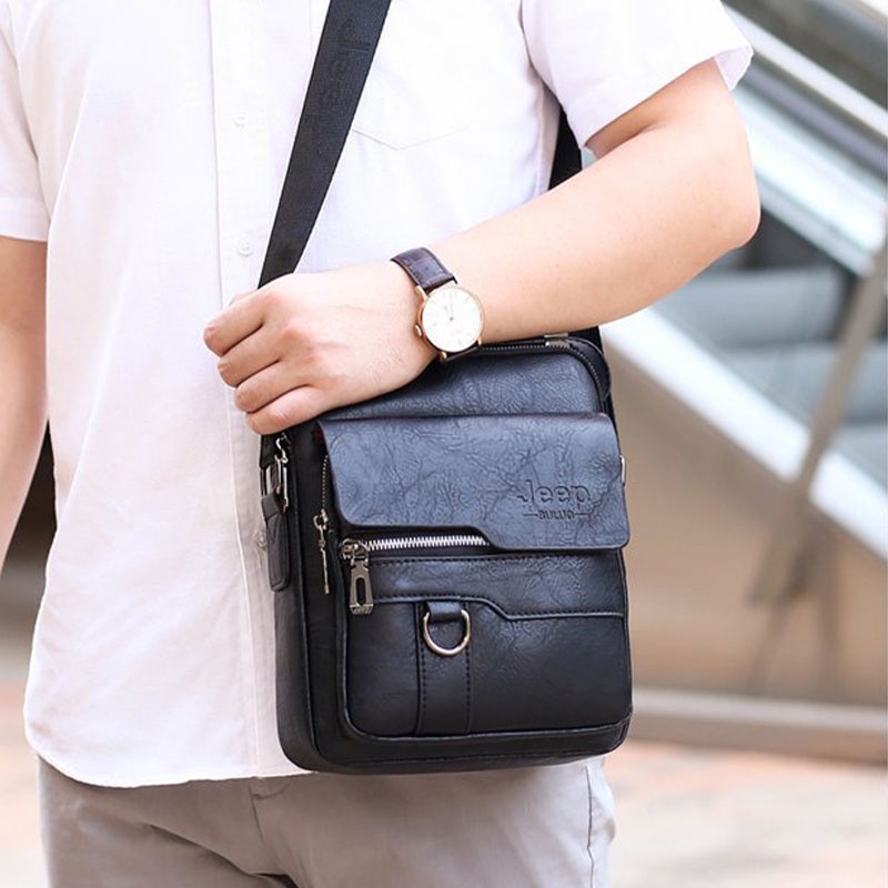 Designer Men's Leather Bags, Backpacks, Messengers