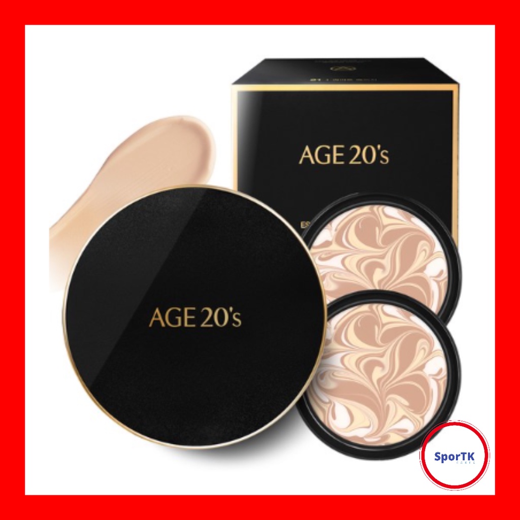 [AGE’20s] Essence Cover Pact #Black Gold Edition 14g x 2ea main image 1