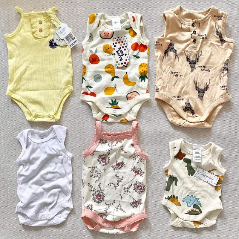 BRANDNEW ONESIES SLEEVELESS | Shopee Philippines