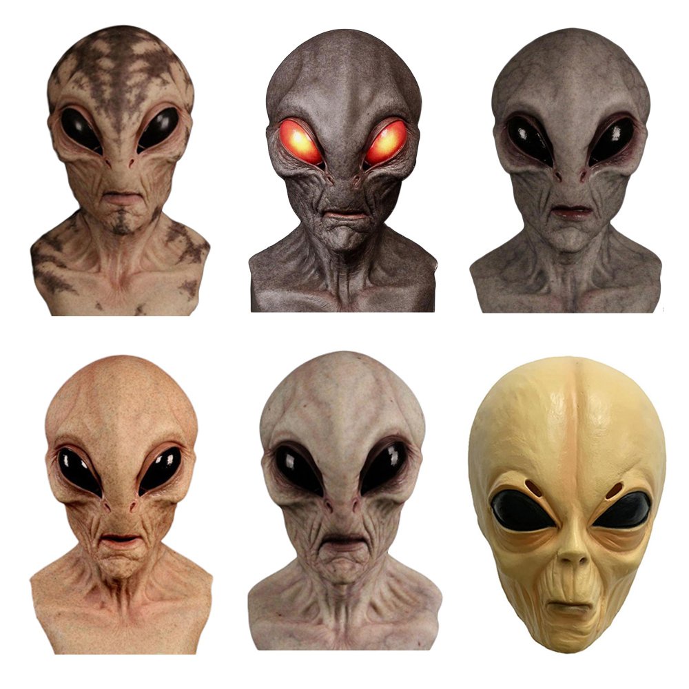 Horror Alien Mask Skull Alien Morph Cosplay Masks Adult Masques Full
