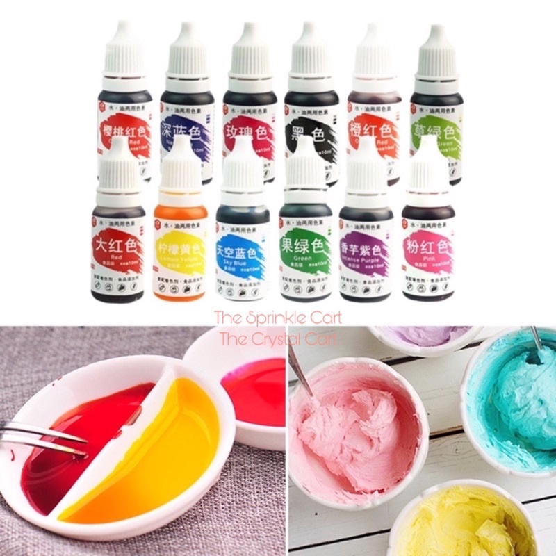 1pc Natural Ink Food Coloring Baking Liquid Food color Cake Decoration