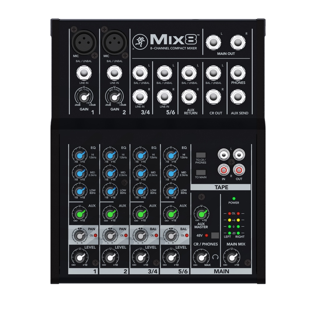 MACKIE Mix8 8-channel Compact Mixer | Shopee Philippines