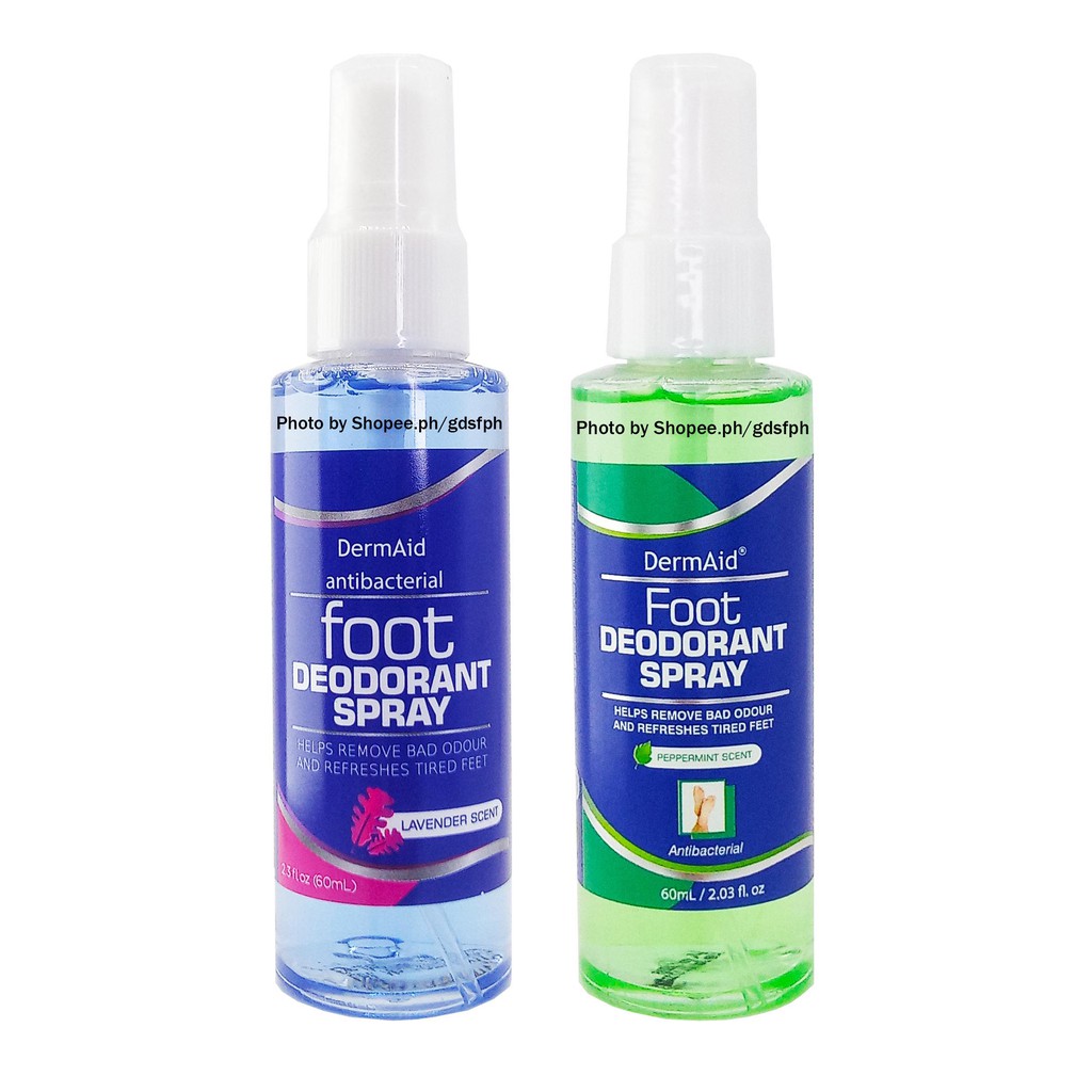 Dermaid Foot Deodorant Spray 60 mL Sold Per Item Per Variety GDSFPH