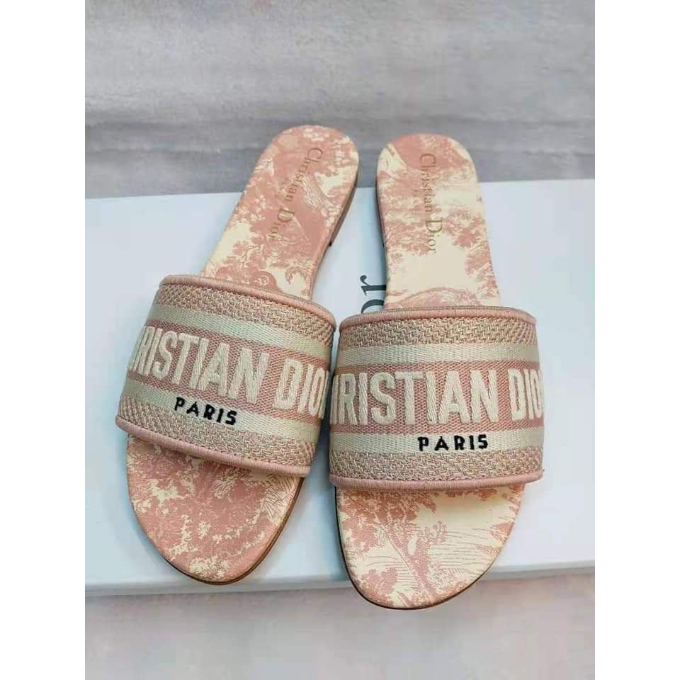 Christian dior best sale dway slides pink