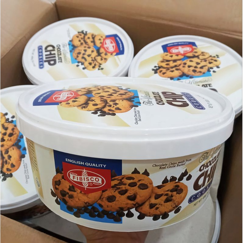 Fibisco Chocolate Chip Cookies 400g, Butter Cookies, Chips Ahoy, Chips