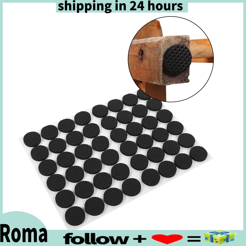 48 Stück Anti-Rutsch Gummifüße - Selbstklebende Möbelfüße Für Boden Schutz