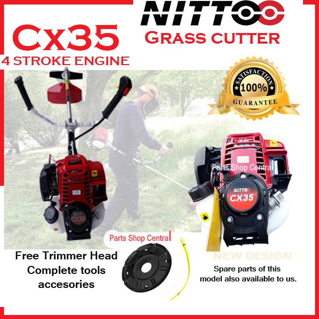 NITTO 4 Stroke Grass cutter CX35 (Engine via J&T, Rod via LBC or JRS ...