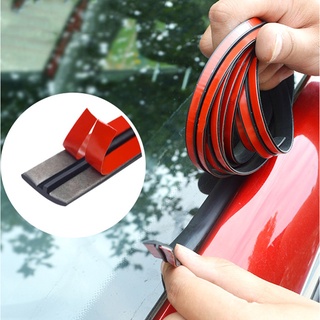 Car Window Sealing Strip T-Shaped, Red & Black 14/19mm Windshield Glass Seal,  Soundproof & Waterproof