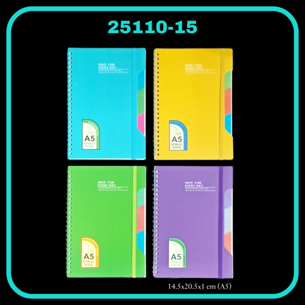 Gg Spiral Notebook WZ A5-80 Rope/Notebook/Note Book/ Spiral Notebook ...