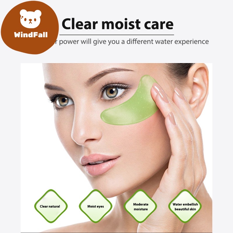 Aloe Vera Gel Moisturizing EyePatch Hydrogel Eye Mask WF Shopee