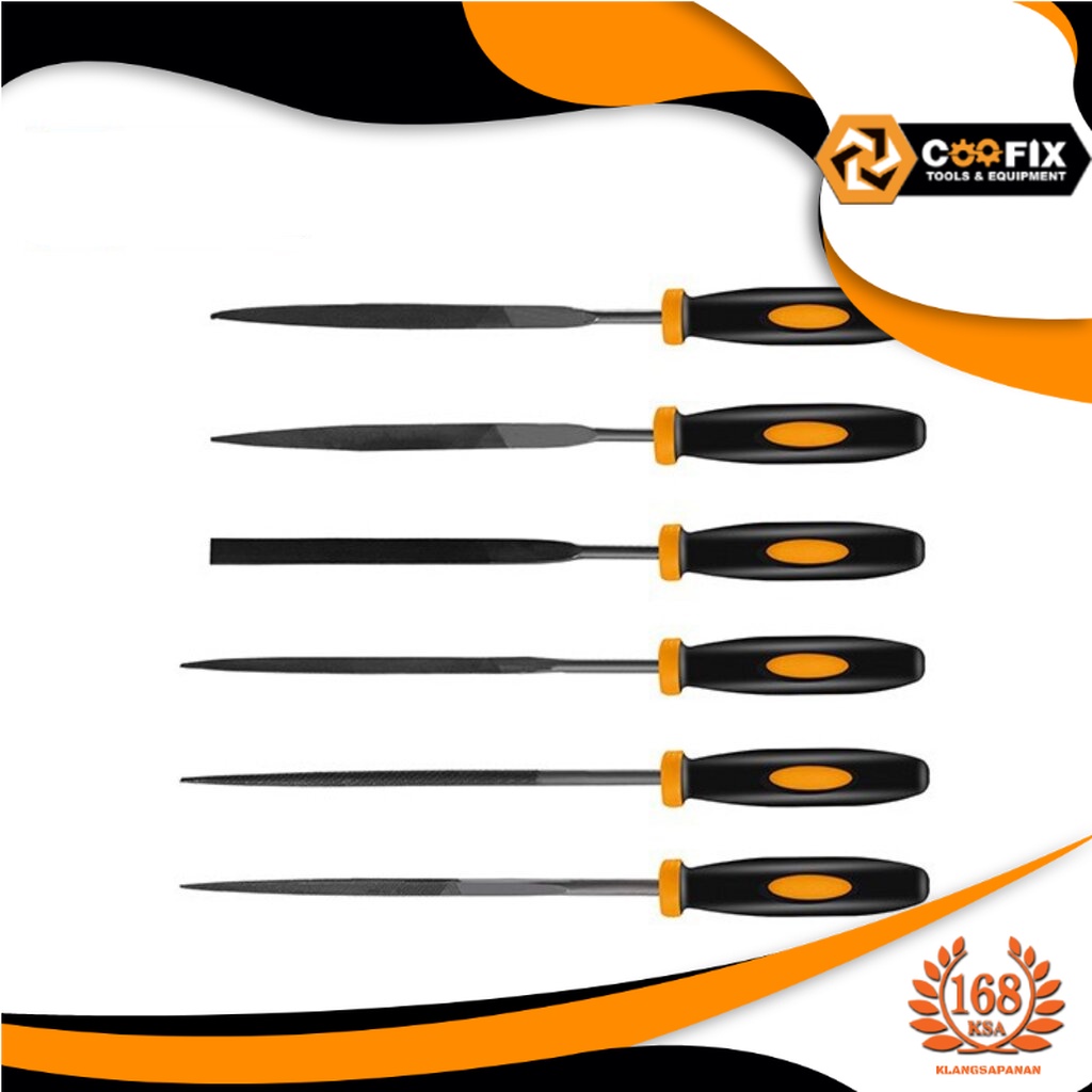 COOFIX Small File Set There Are Many Heads. Sizes 6 Pieces | Shopee ...