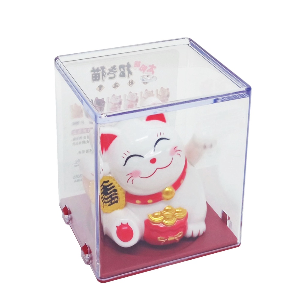 Maneki Neko Gold Lucky Waving Cat (Medium) | The Only Way Is Melts
