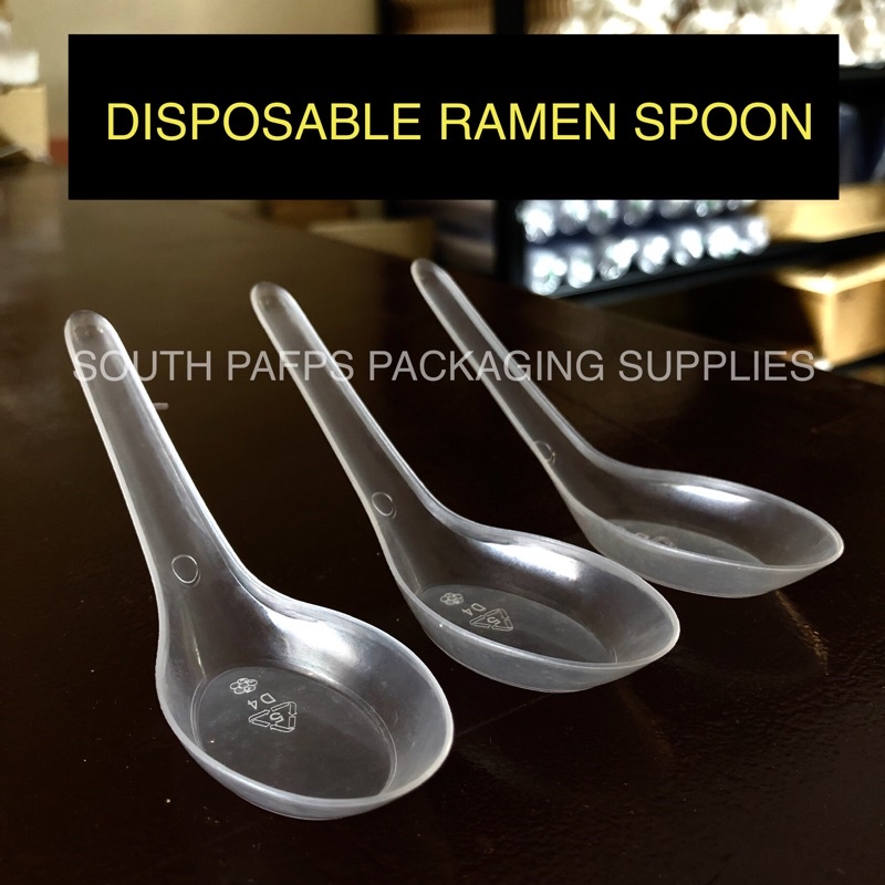 Disposable Ramen Spoon (200 pieces per pack) Shopee Philippines