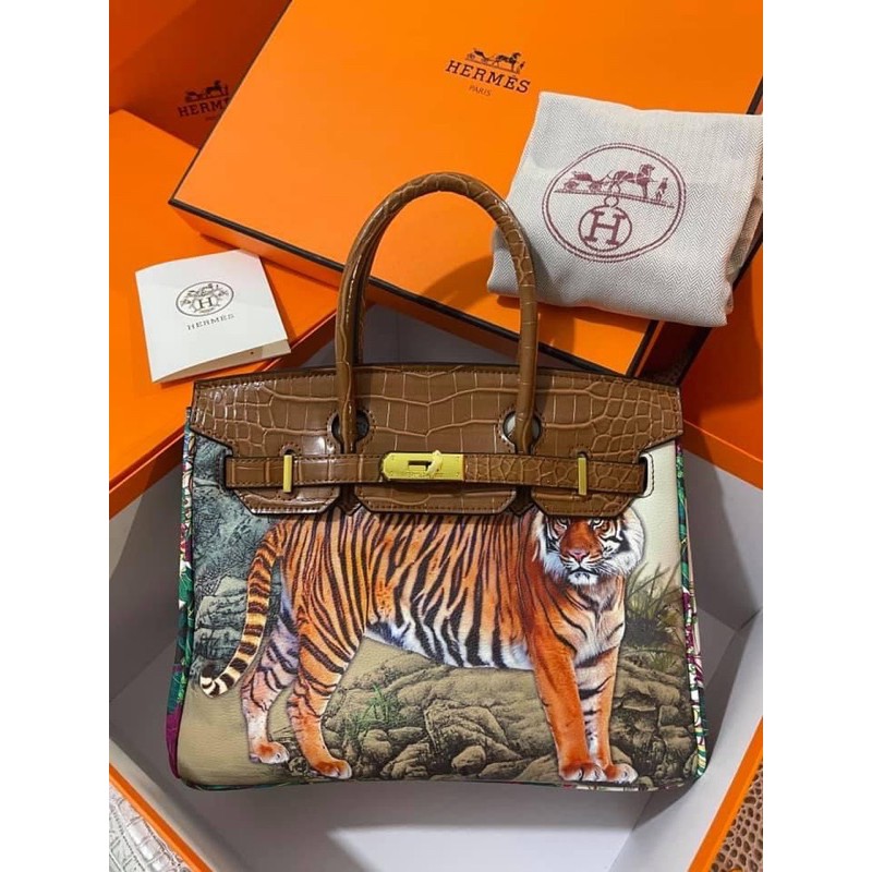 Hermes printed 2025 birkin bag