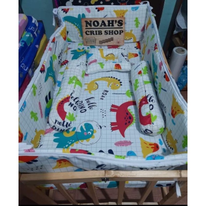 Foam with Bumper+ pillow set for crib 22x36(CRIB NOT INCLUDE) Shopee