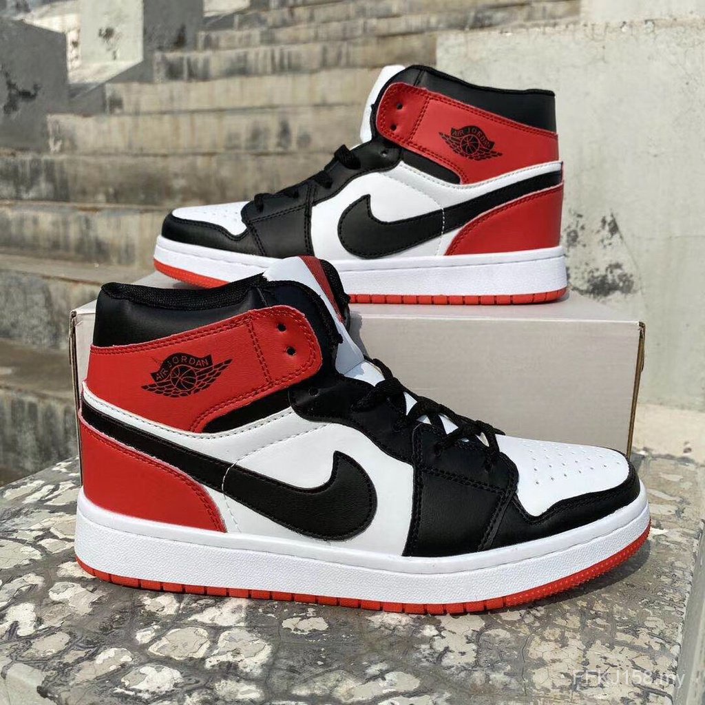 Kasut Ready Stock Nike Air Jordan 1 kasut Inspired Men Women High Cut ...