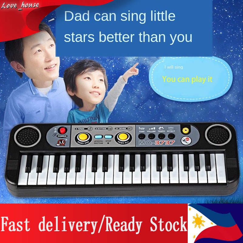 37Key Digital Music Piano Keyboard Portable Electronic Musical ...