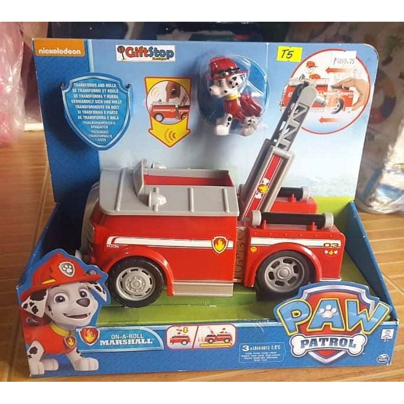 Paw patrol on store a roll marshall