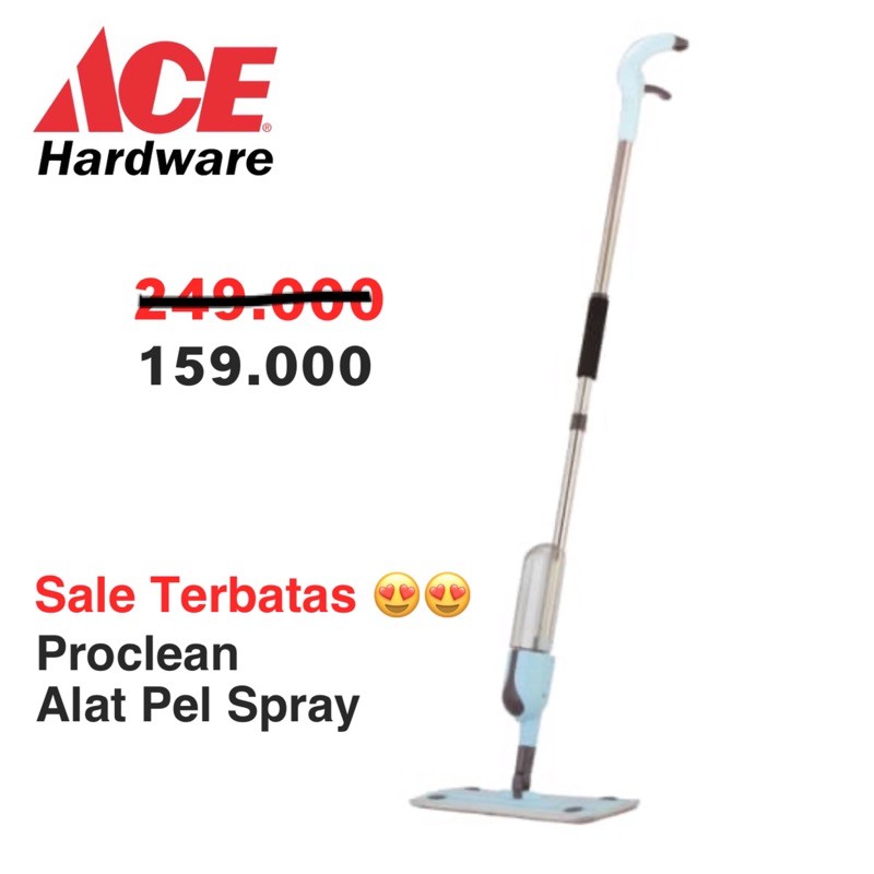 Limited Proclean Blue Ash Spray Mop Tool | Shopee Philippines
