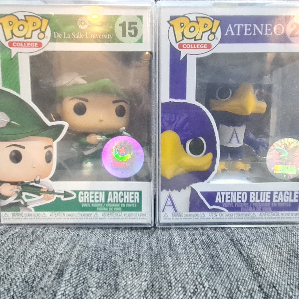 De Lasalle University Green Archer and Ateneo Blue Eagle NEW FUNKO POP!  #Filbars #Ateneo #DLSU 